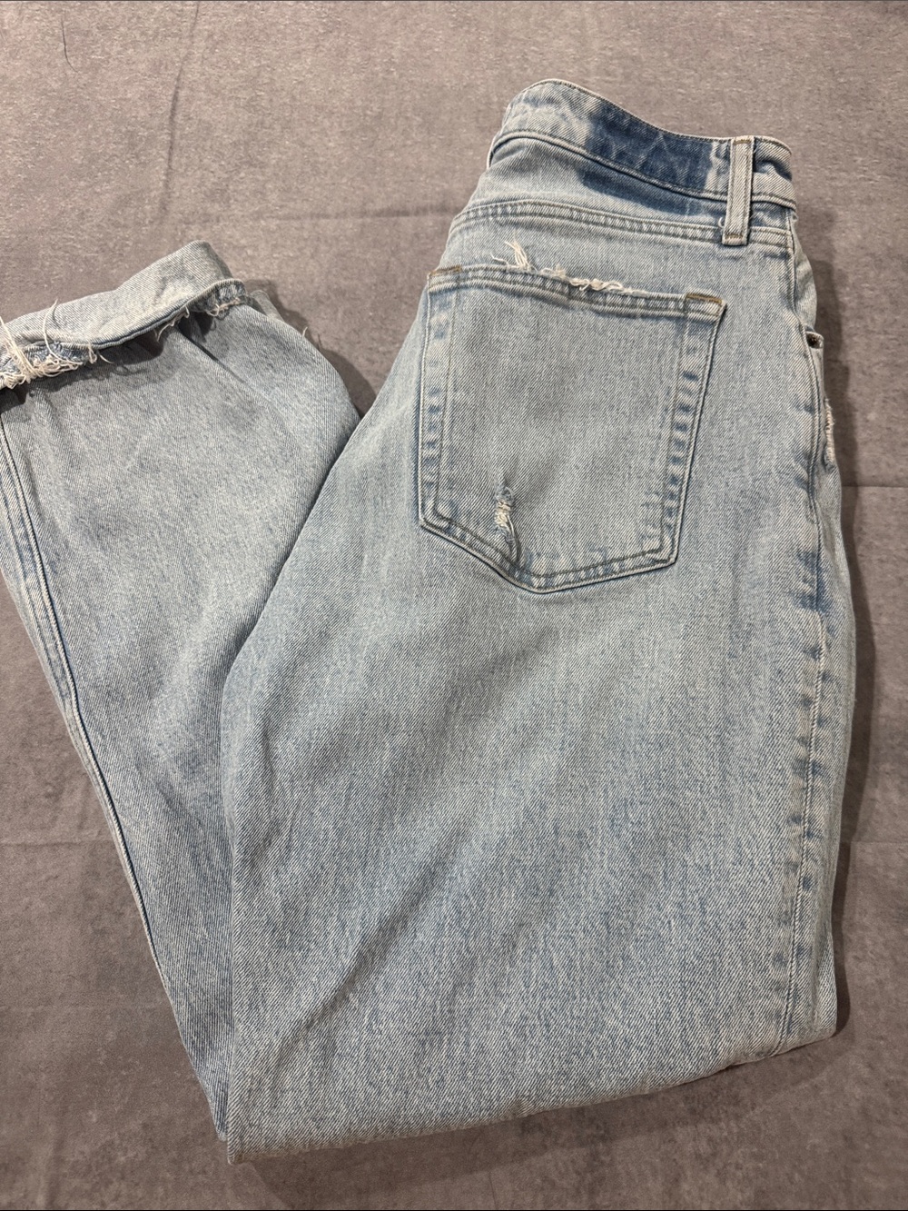 Abercrombie & Fitch Women’s Curve Love The Dad High-Rise Jeans 30 10
